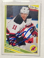 New Jersey Devils STEPHEN GIONTA Signed Card
