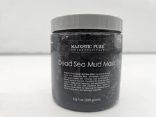 Majestic Pure Activated Charcoal Mud Mask Clear Complexion Facial Pore Blackhead