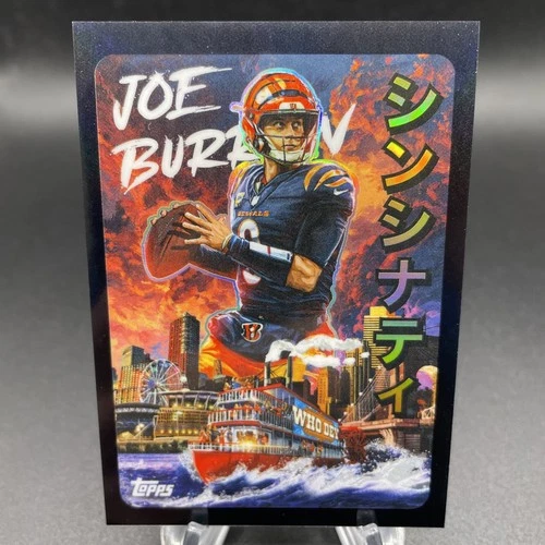 2025 Topps Chrome Football Joe Burrow Kaiju Case Hit SSP Cincinnati Bengals