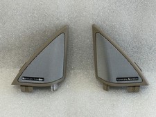 2010 2011 2012 2013 MERCEDES E350 E550 C207 TWEETER SPEAKERS + COVERS ALMOND
