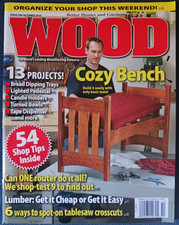 Wood Magazine - October 2010 Issue - Cozy Bench Built Only With Basic Tools
