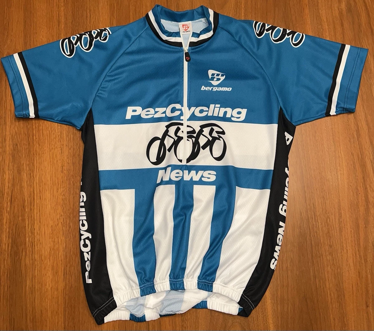 Maillot Cyclisme Vintage Farese Bergamo Milano – Laine Acrylique Violet – Taille M/L – Italie