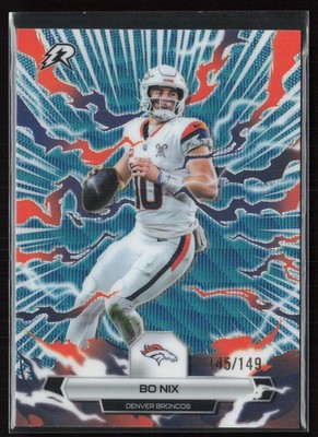 2026 Topps Resurgence Bo Nix Teal Surge /149 Denver Broncos NM 