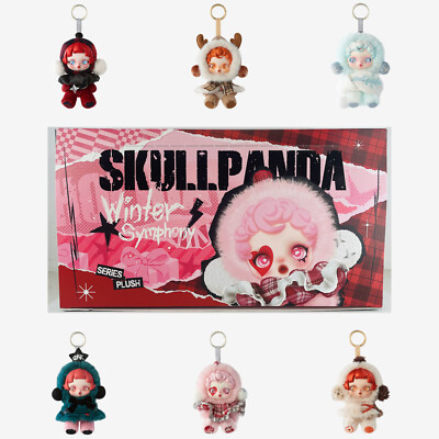 #ad #ad POP MART x SKULLPANDA Winter Symphony Series Confirmed Plush Figure Toys Dolls $134.99