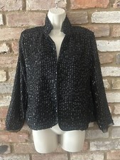 Velvet By Graham And Spencer Sequin Blazer Jacket Size Small