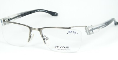 X-iDE SUGARETTE Halb-Rand Brillengestell Metall C6 METALLIC SILVER-GREY