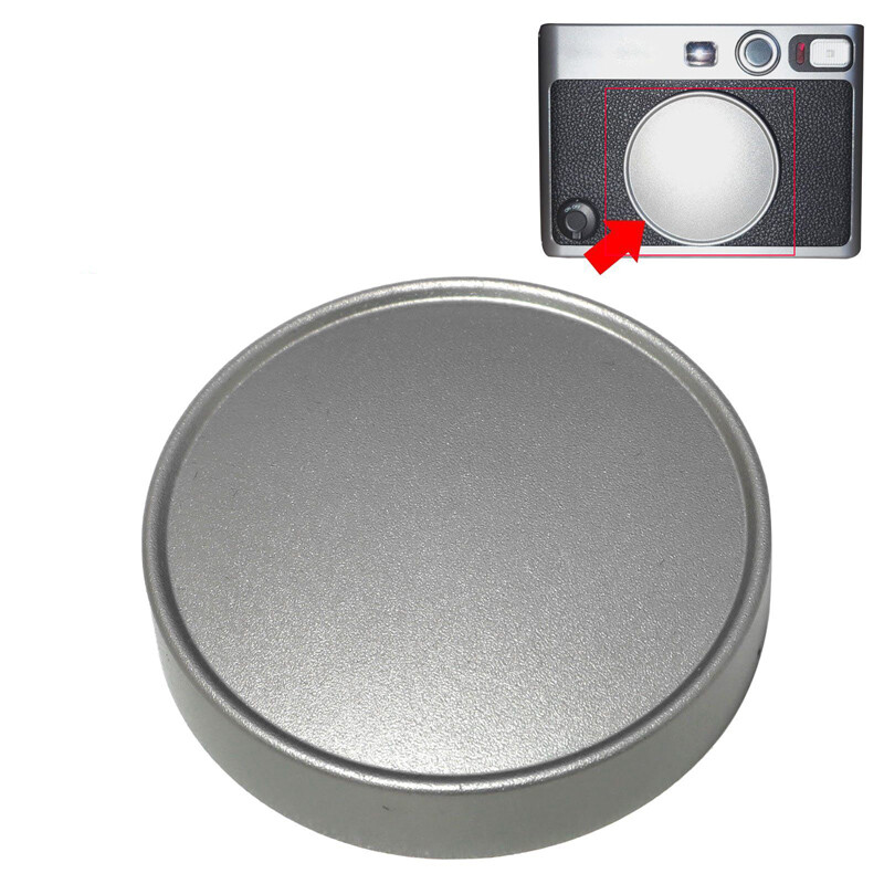 50mm Silver Grey Aluminum Alloy Lens Cap for Instax Mini Evo Camera