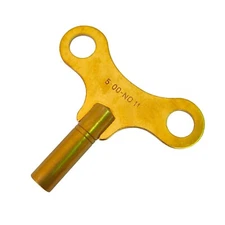 Brass Replacement Clock Key For Key Wind Clocks Size 11 / 5.0 mm  - Clock Parts