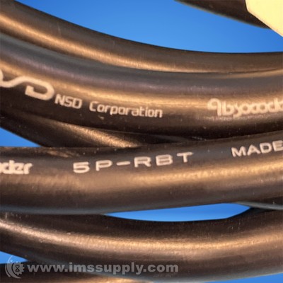 NSD Corporation 5P-RBT-QR-5 Connector Cable Assembly FNIP
