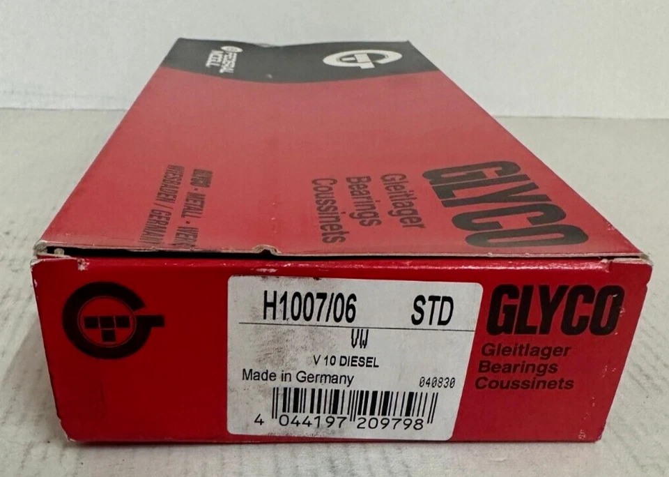 GLYCO Main & Conrod Bearing Set H1007/6 71-4021/10 FOR VW V10 touraeg TDI AYH 7L - Image 2 of 4