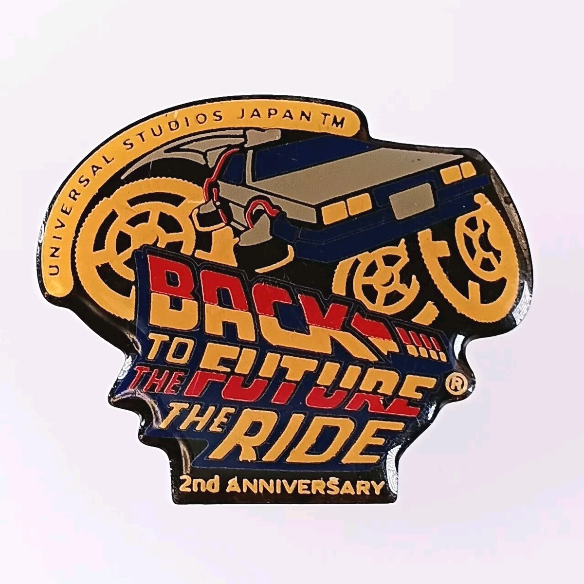 【超希少】USJ 開業2周年記念 ピンバッジ バック・トゥ・ザ・フューチャー 超希少】USJ 開業2周年記念 ピンバッジ バック・トゥ・ザ