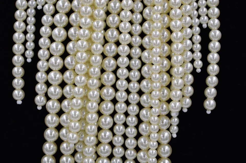 Kenneth Jay Lane KJL Cascada Perla Sin Firmar Collar Babero Iris Apfel Estilo Foto 4 de 4