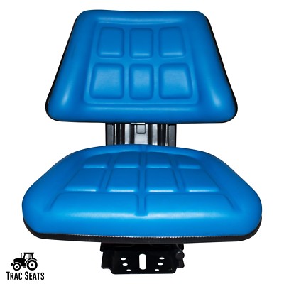 Blue Tractor Suspension Seat Fits Ford / New Holland 3320 3330 3400 4330 4340