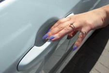 4x Set Lack Schutz Auto T&uuml;r Griff Folie f&uuml;r Mercedes, universale Passform 101936