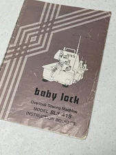 Baby Lock  LIMITED OFFER B/W Maintenance Manual + Manual (COPY) BL3-418
