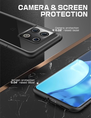 Funda Protectora Híbrida Estilo Escarabajo Unicornio Se Adapta a OnePlus 10 Pro-Negro - Imagen 3 de 7