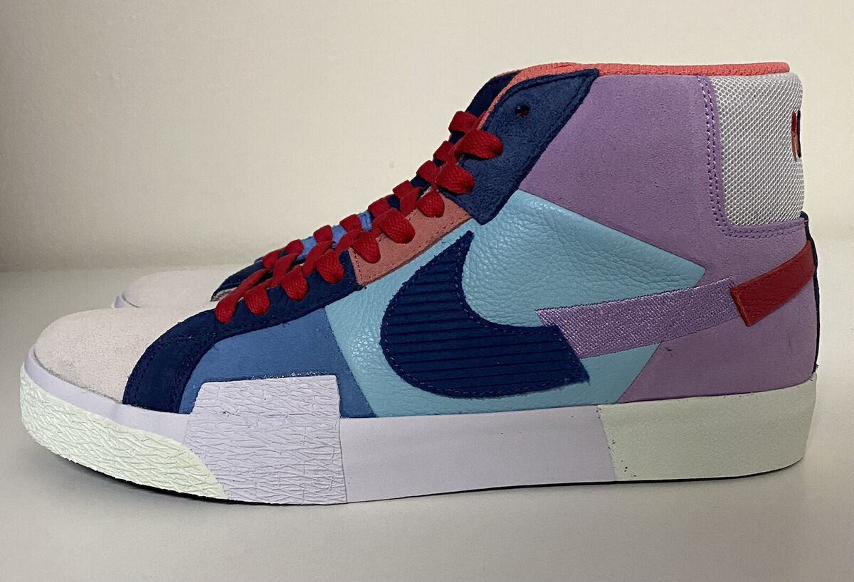 Nike SB Zoom Blazer Mid PRM Mosaic Mens Sz 10 Lilac Court Nike SB Zoom Blazer Mid PRM Mosaic Mens Sz 10 Lilac Court