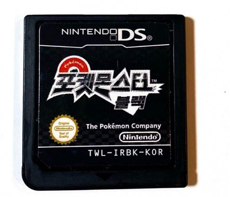 ポケモン_ブラック_韓国版 Pokemon Black DS Korean Version sim only no package | eBay