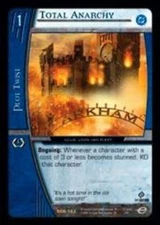 VS System: Total Anarchy - Foil [Played] DC Origins TCG CCG Classic Marvel DC DH