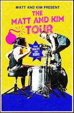 MATT AND KIM Tour 2023 Ltd Ed RARE Poster +BONUS Indie Dance Pop Rock Poster!
