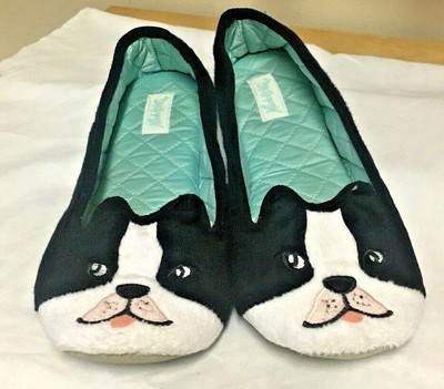 boston terrier slippers