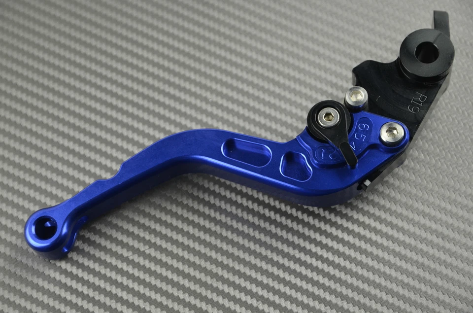 Kurz Hebel Paar Bremshebel Kupplungshebel Blau CNC HONDA X-11 X-ELEVEN 1999 2002 - Bild 3 von 3