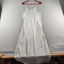 Val Mode Lingerie Slip Dress Size Large White Ivory