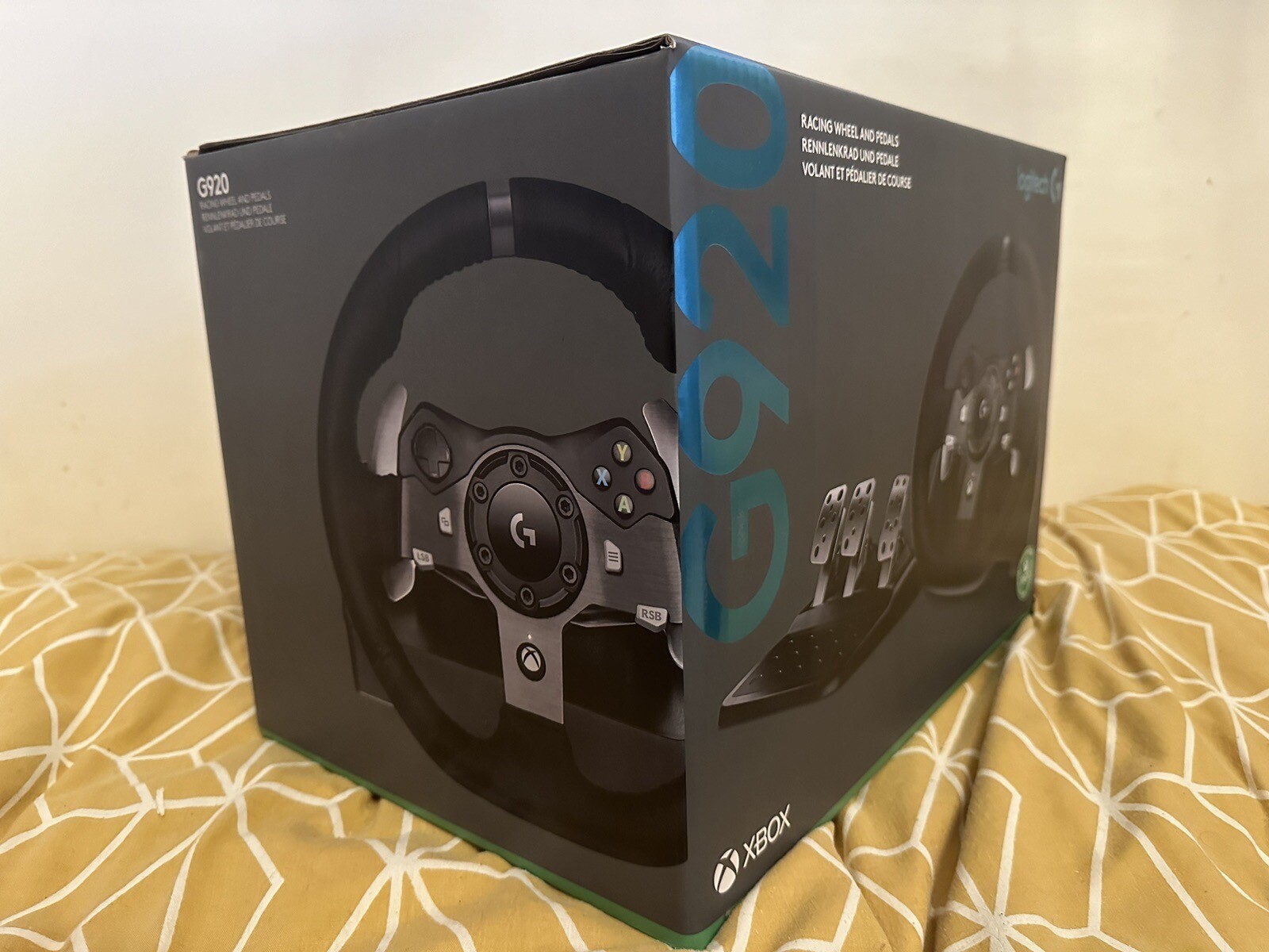 Logitech G920 Steering Wheel Pedals And Shifter Used eBay