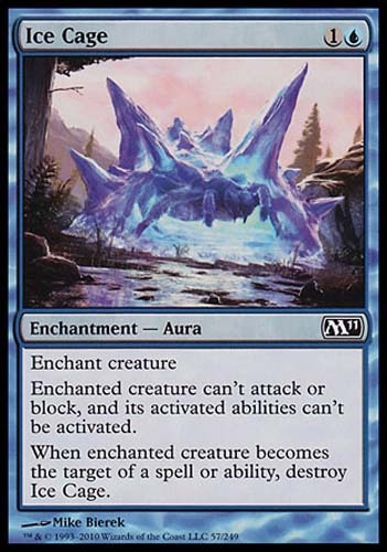 1x FOIL Ice Cage M11 MtG Magic Blue Common 1 x1 Card Cards | eBay