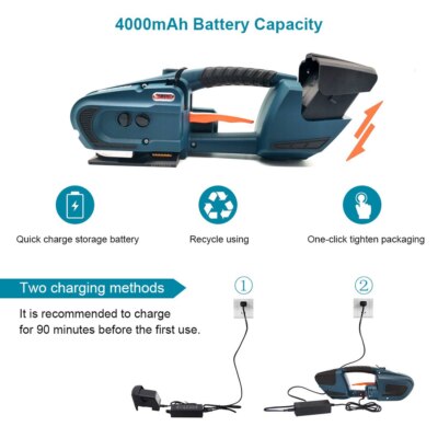 Electric Strapping Machine JDC13/16 Automatic Packaging Tool For PET PP Belt