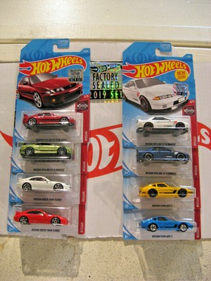 hot wheels 2019 nissan set