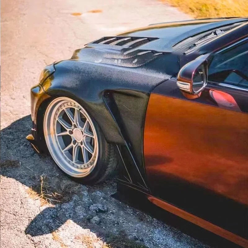 Carbon Exterior Side Front Fenders Vent For 2006-2012 Lexus is250 is300 upgraded Foto 2 de 4