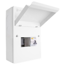 Click Elucian Consumer Unit, Split Load Board, Garage Unit Range