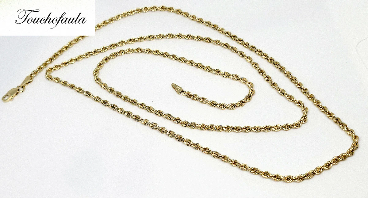 26 inch gold rope chain deals