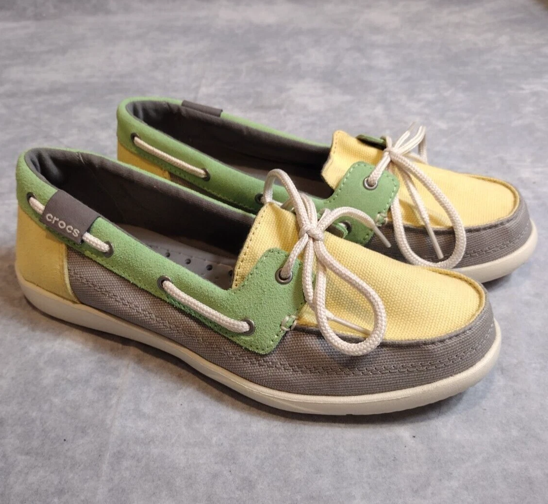 Crocs walu boat shoe deals