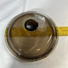 Pyrex V-1-C Visions Lid Brown Amber Replacement Glass Corning Ware