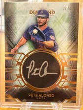 2021 Topps Diamond Icons Baseball Silver Ink auto Pete Alonso 17/25 SI-PA