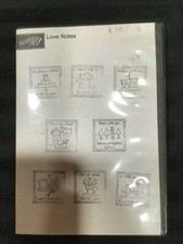 REDUCED - Stampin Up Stamp Set - Love Notes - NEW, NOT IN ORIGINAL PACKAGING
