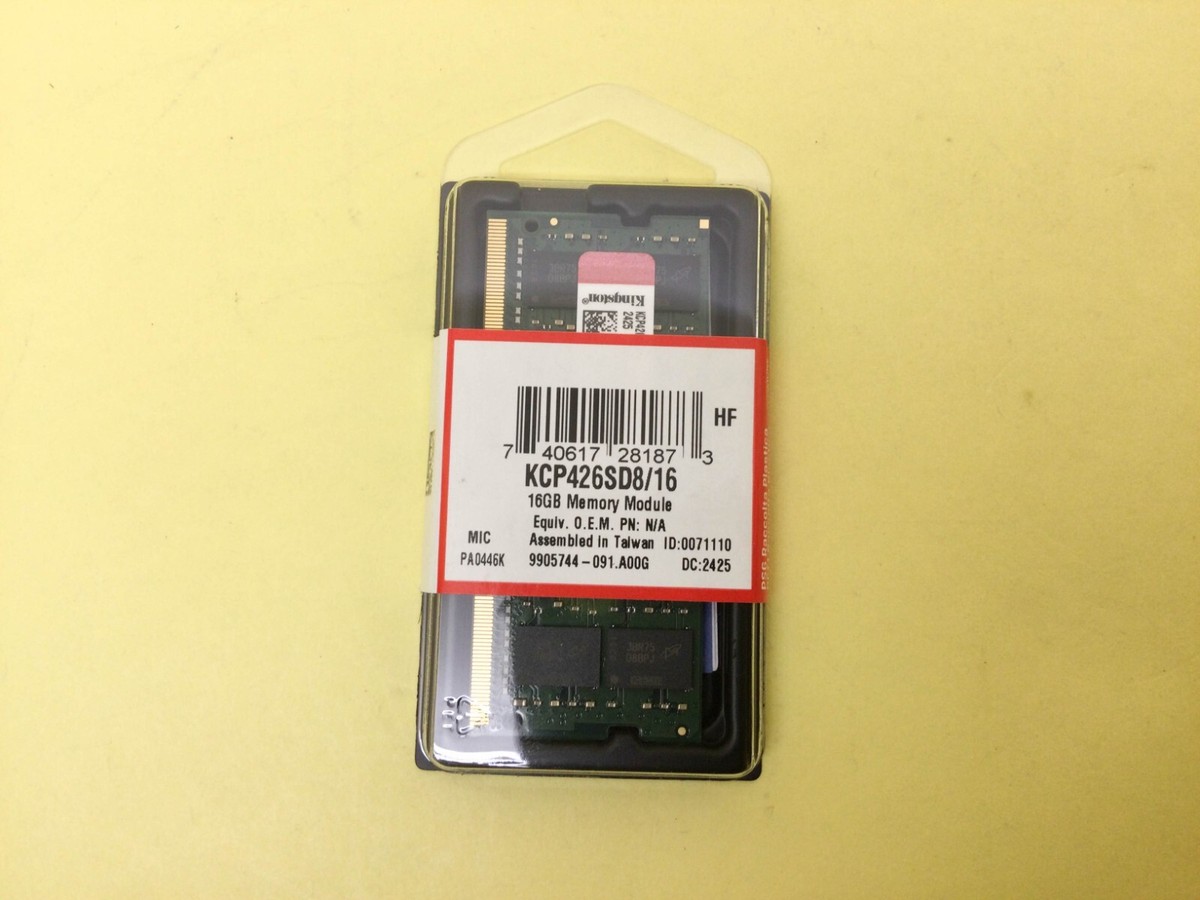 Kingston KCP426SD8/16 16GB メモリーモジュール Amazon.co.jp: A-Tech 16GB RAM Kingston KCP426SD8/16 | DDR4