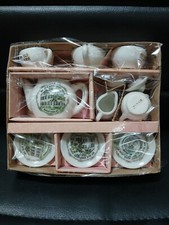 VTG MADE IN JAPAN MY OLD KY HOME PORCELAIN MINIATURE TEA SET CHILDS/DOLL New