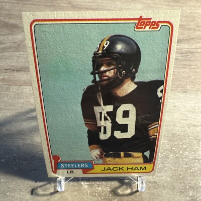 1981 Topps #235 Jack Ham Pittsburgh Steelers Excellent Free S&H