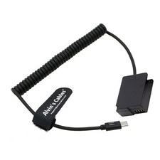 per Panasonic Lumix DMC G5 DMW-DCC8 batteria fittizia a PD USB-C cavo di alimentazione a spirale