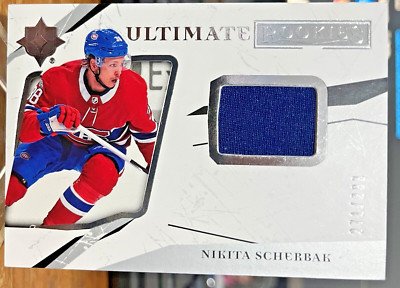 2017-18 UD Ultimate Nikita Scherbak Rookie Jersey Montreal Canadiens #271/299
