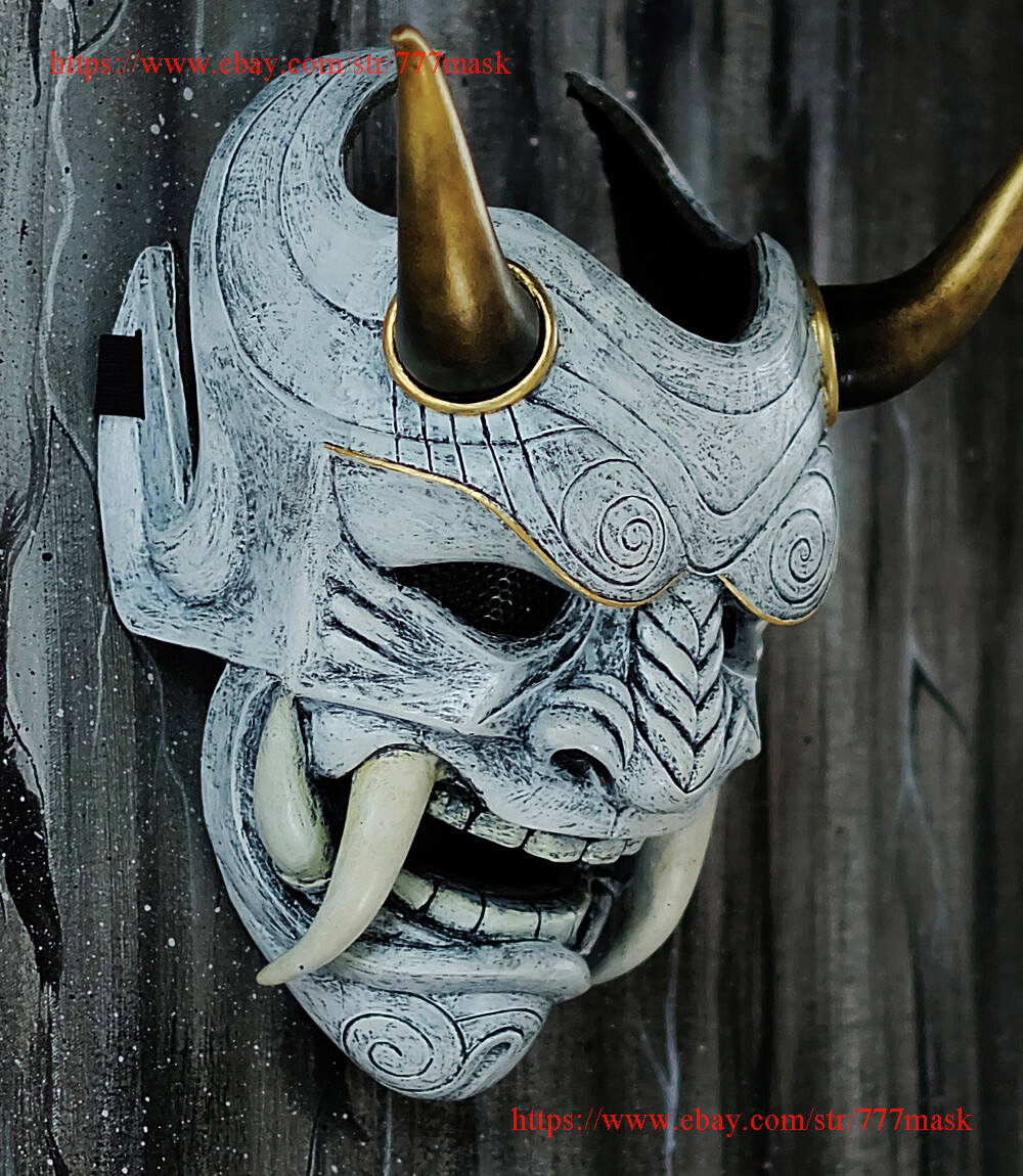 SAMURAI ONI AIRSOFT MASK ASSASSIN DEMON BB GUN COSTUME