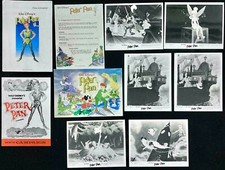 Peter Pan ORIGINAL Re-release Press Kit + Stills Walt Disney