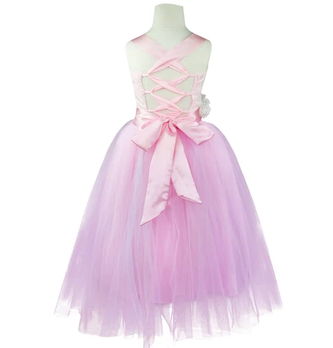 Flower Girl Dress Pageant Wedding Bridesmaid Formal Kids Party Princess Dresses - Picture 67 of 83