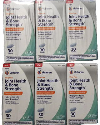 Voltarn JOINT HEALTH & BONE STRENGTH Dietary Supplement EXP 06/25 ( LOT OF 6 )
