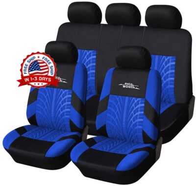 #1 Cubre Asientos Para Autos Forro De Carro Cobertores Carros Fundas Forros  Azul