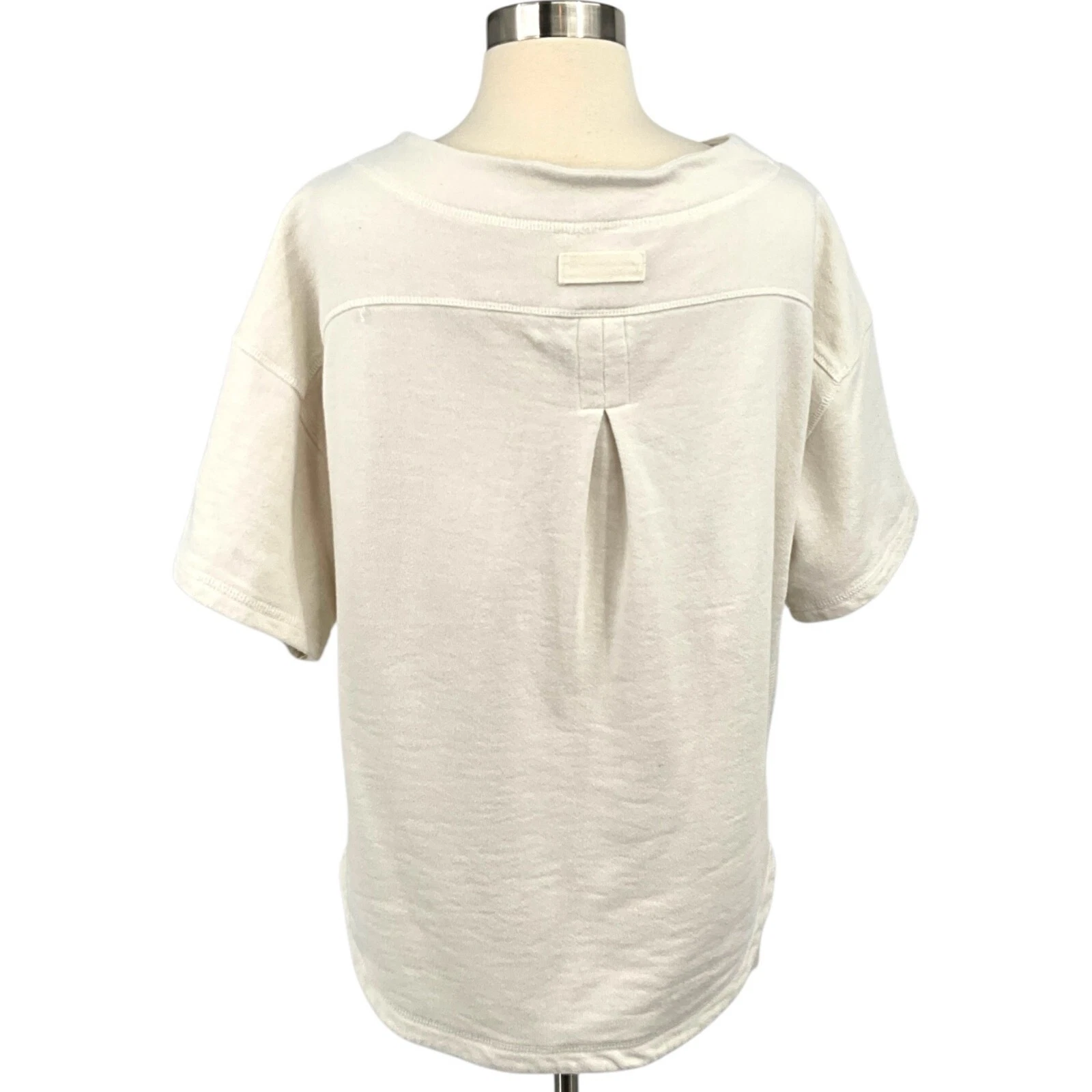 free-people-movement short sleeve pockets lounge casual sweatshirt
