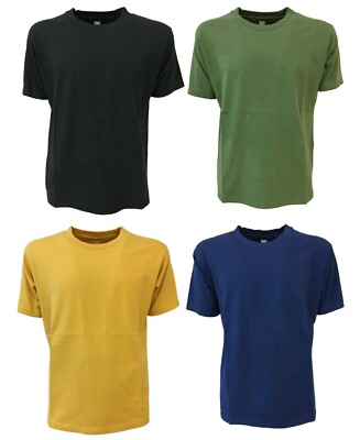 Men's Heavy Jersey T-shirt BottegaChilometriZero Mod DU19142 MADE IN ITALY